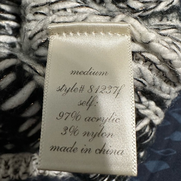 Alya Poncho Sweater Medium Super Soft Cowl Neck Poncho Lagenlook Cottagecore - Picture 7 of 8